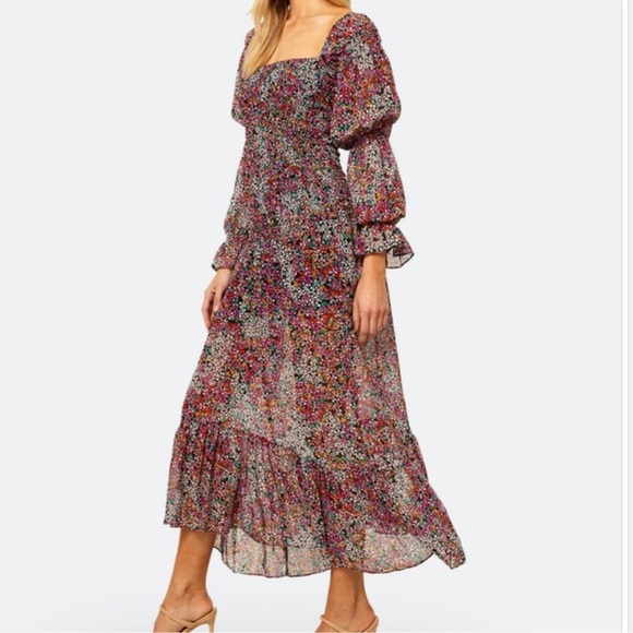 MISA Rashida Midi Dress Sz S - Picture 2 of 9